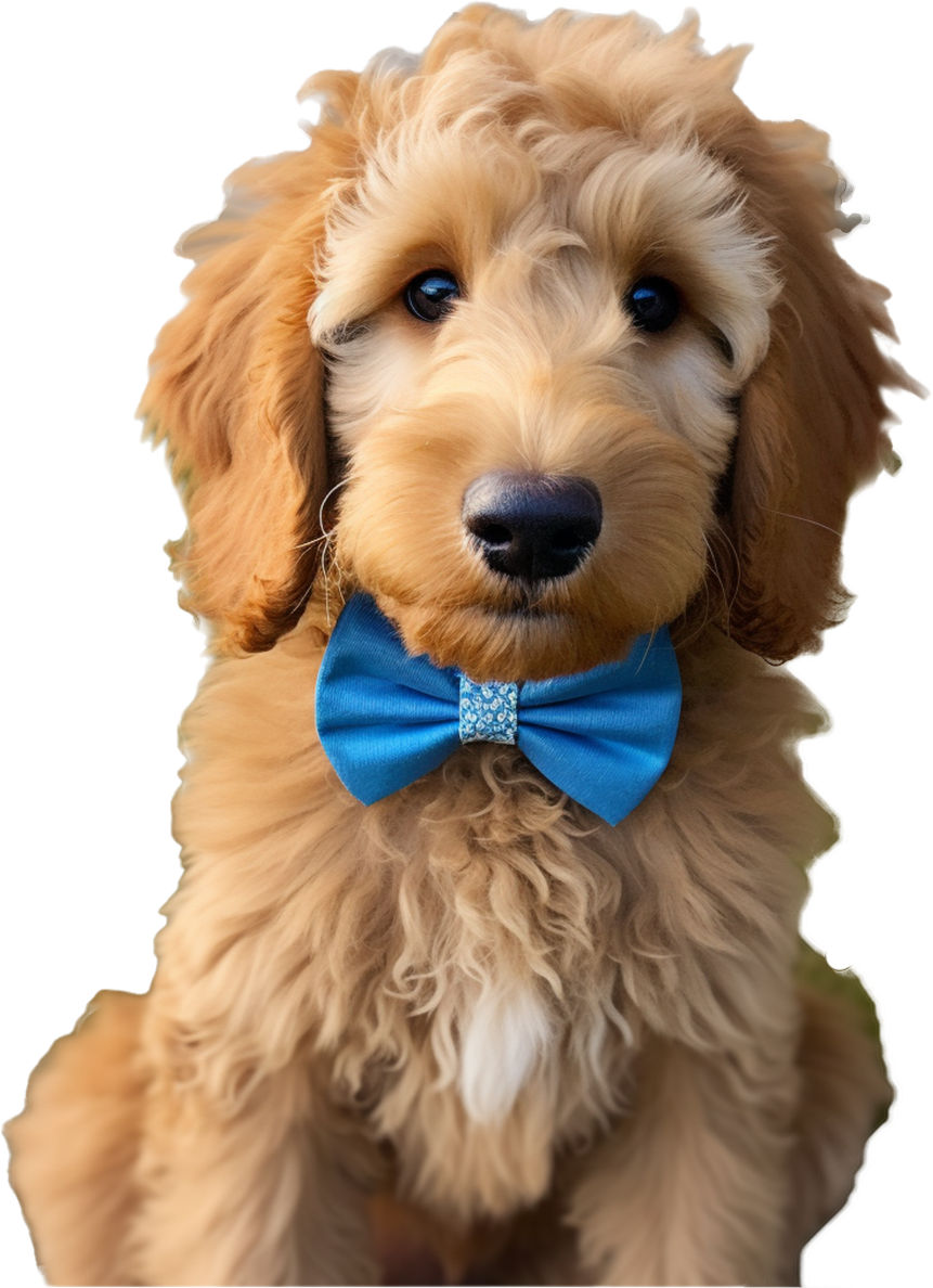 Goldendoodle background image.