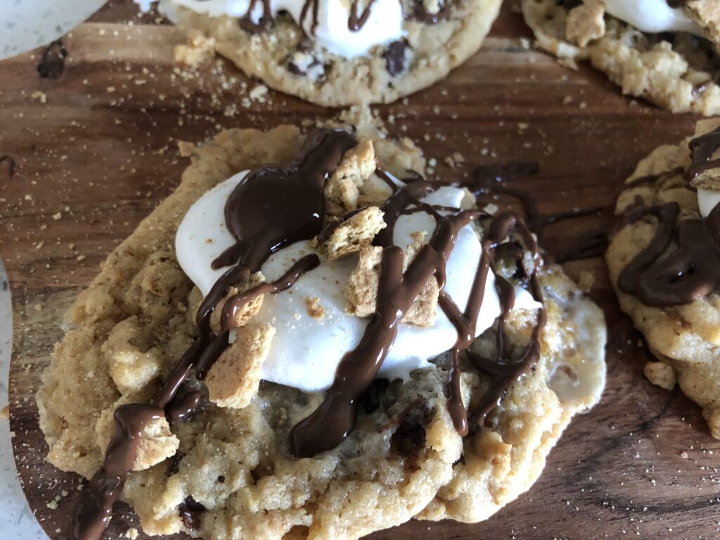 chocolate on top smores