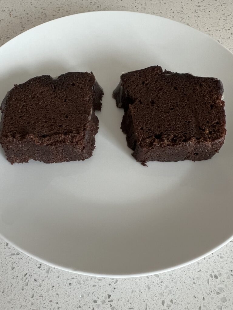 Sliced Chocolate Cake