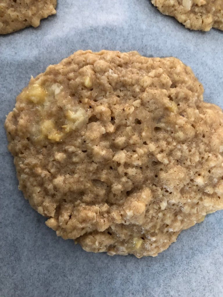 Peanut Butter Banana Oatmeal Cookies