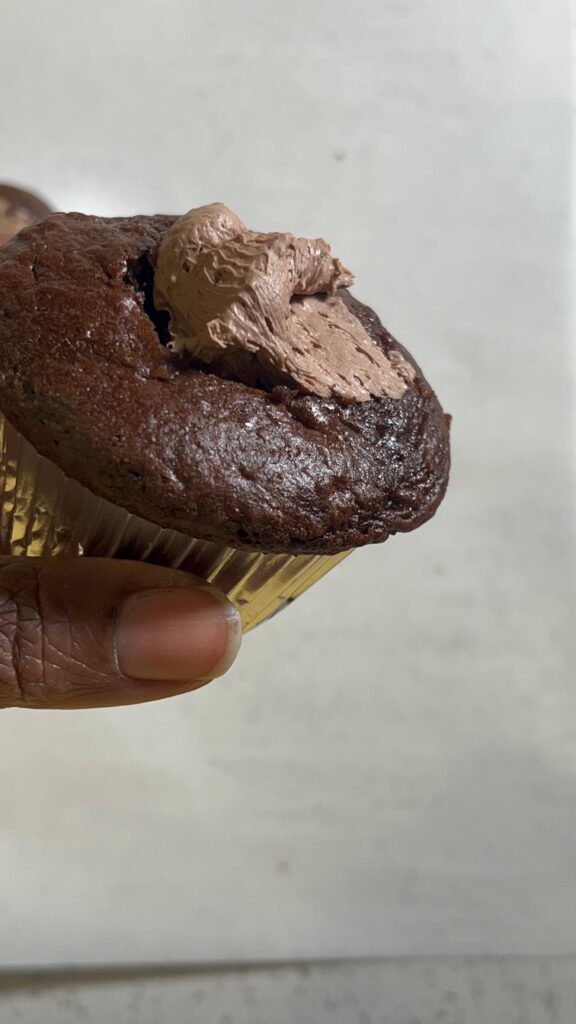 Easy Valentine's Dessert Chocolate Cherry Cupcake 