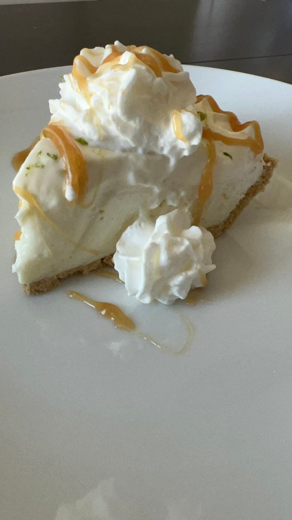Key Lime and cheesecake pie