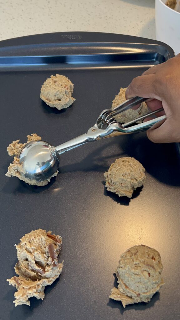 Gingerbread cookie batter