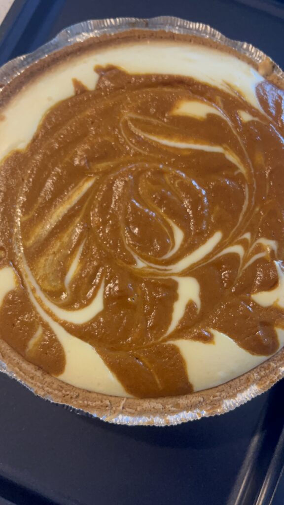 Amazingly easy Pumpkin Pie cheesecake