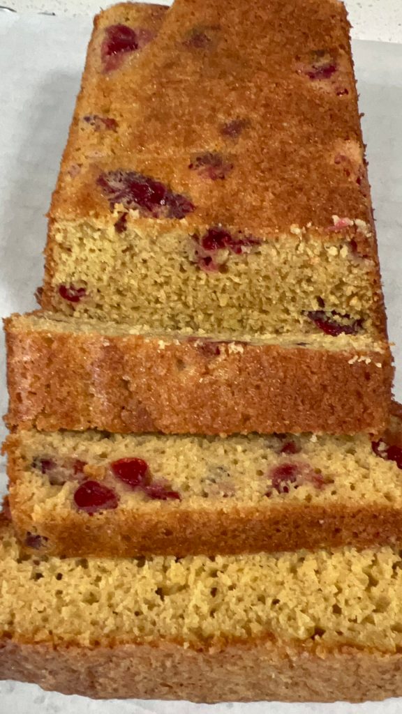 Cut the Cranberry Cake