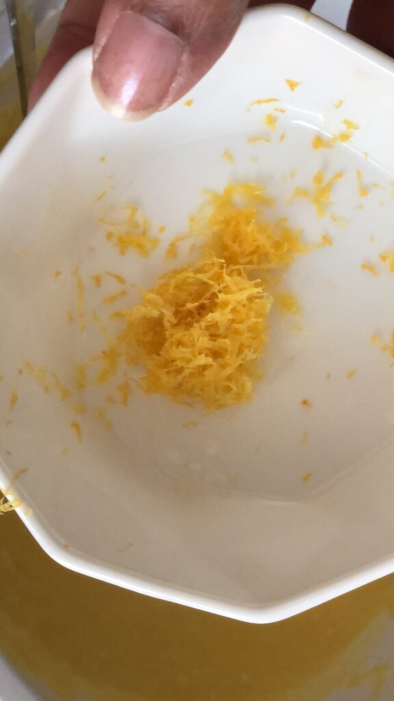 1 tablespoon of Lemon Zest