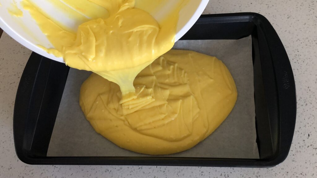 Lemon Cake - Cake Batter