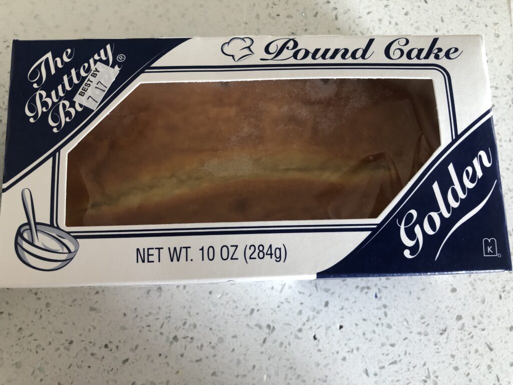 Pound Cake to take to the party