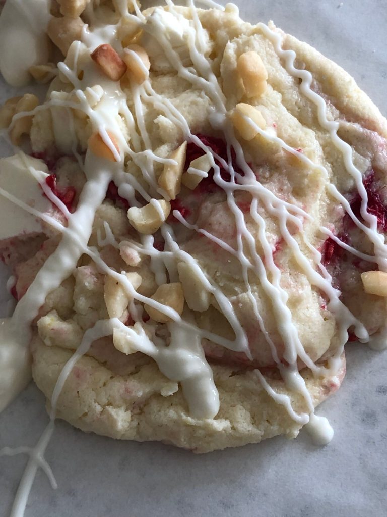 White Chocolate Raspberry Cookie