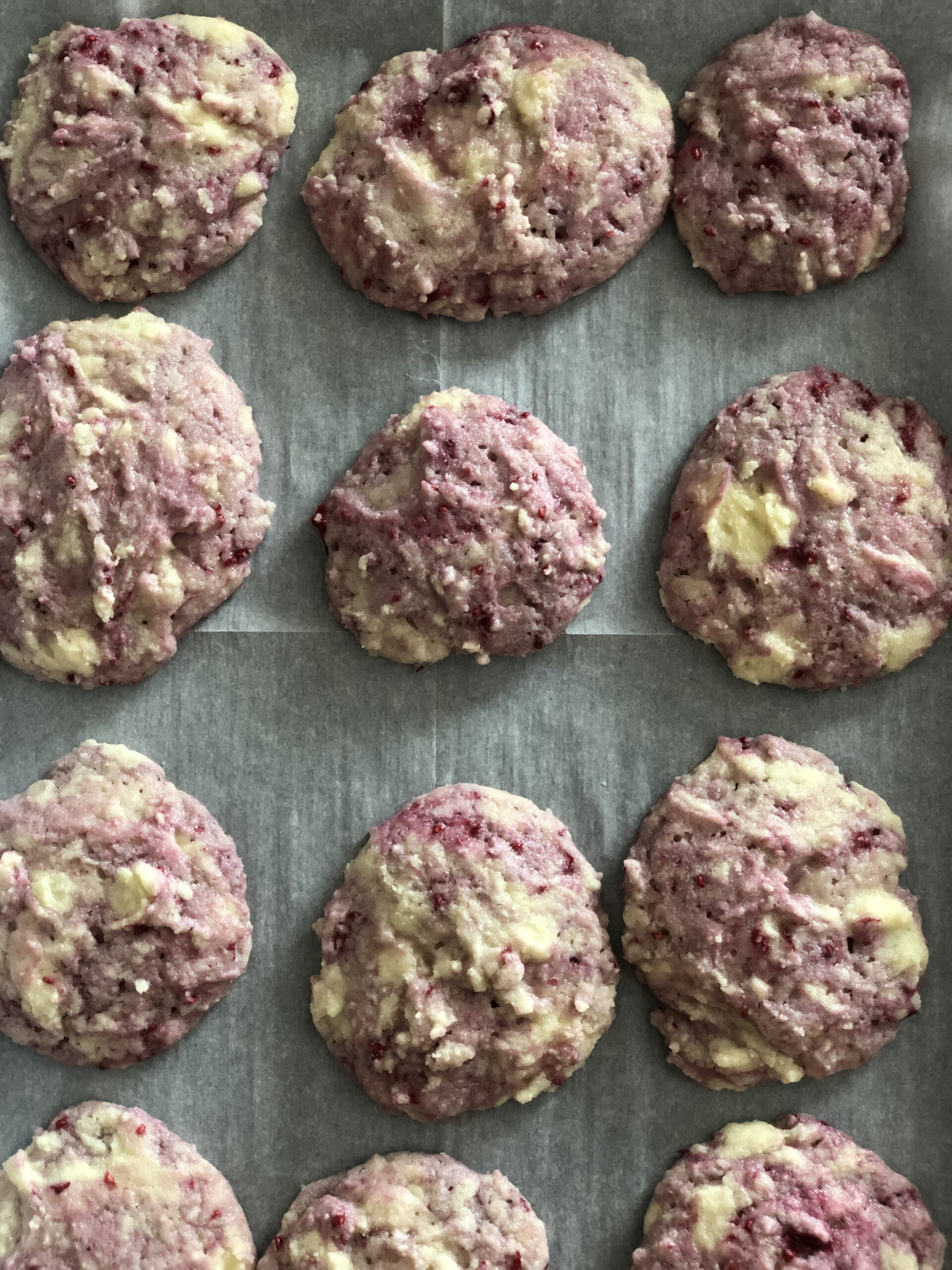 Fully Cooked Raspberry Cookies