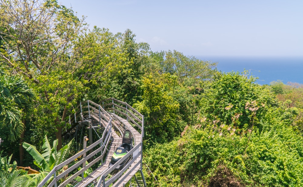 Bobsled at Mystic Mountain in Ocho Rios Jamaica