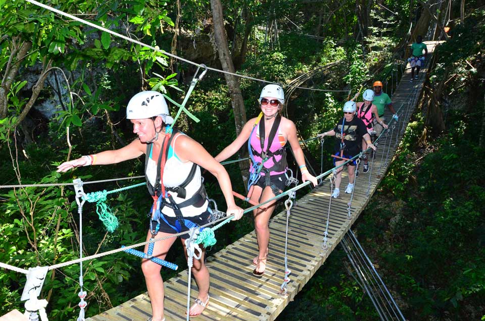 Mystic Mountain zip-line Canopy tour in Jamaica