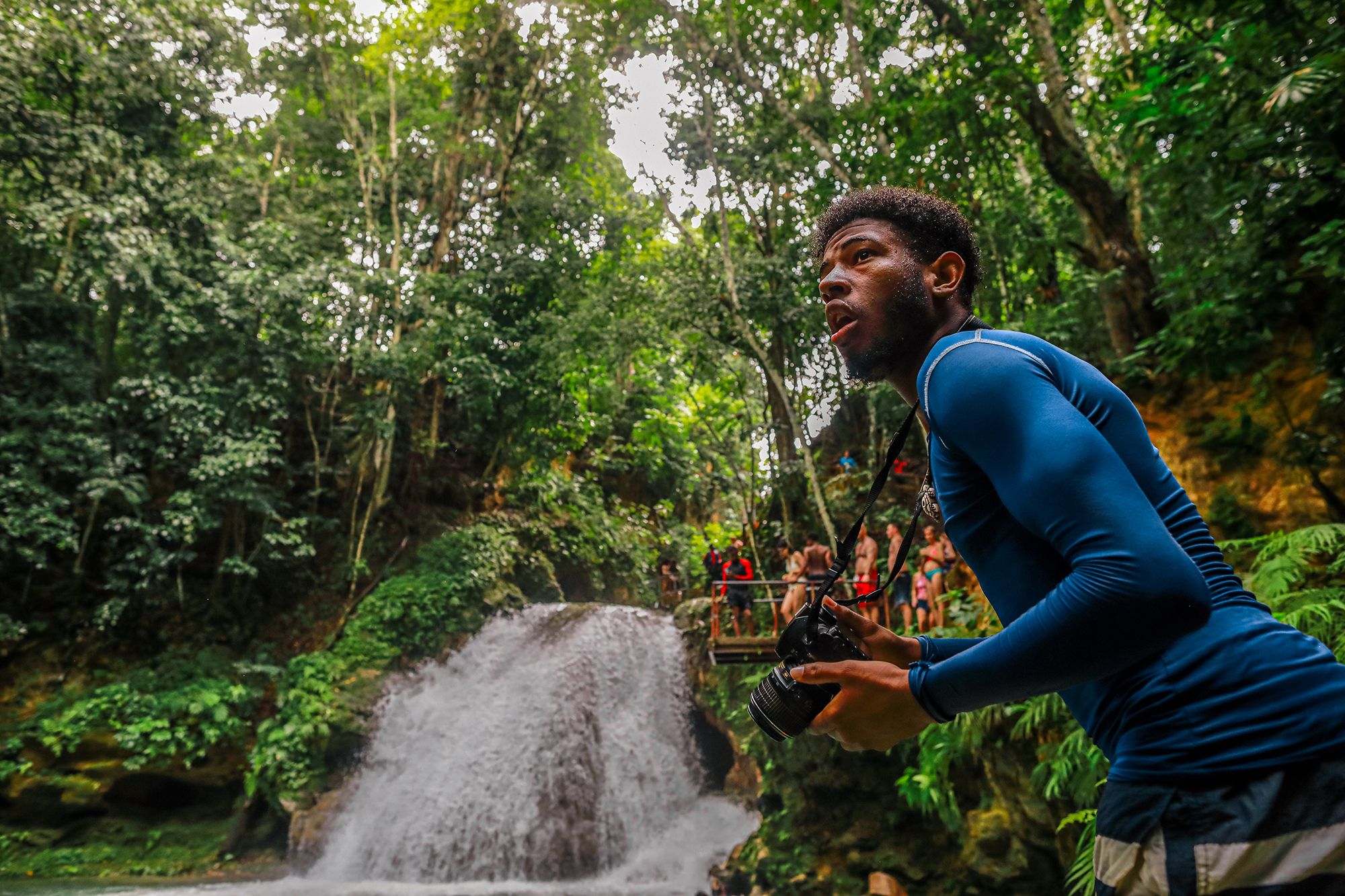 Take back memories of Blue Hole water falls