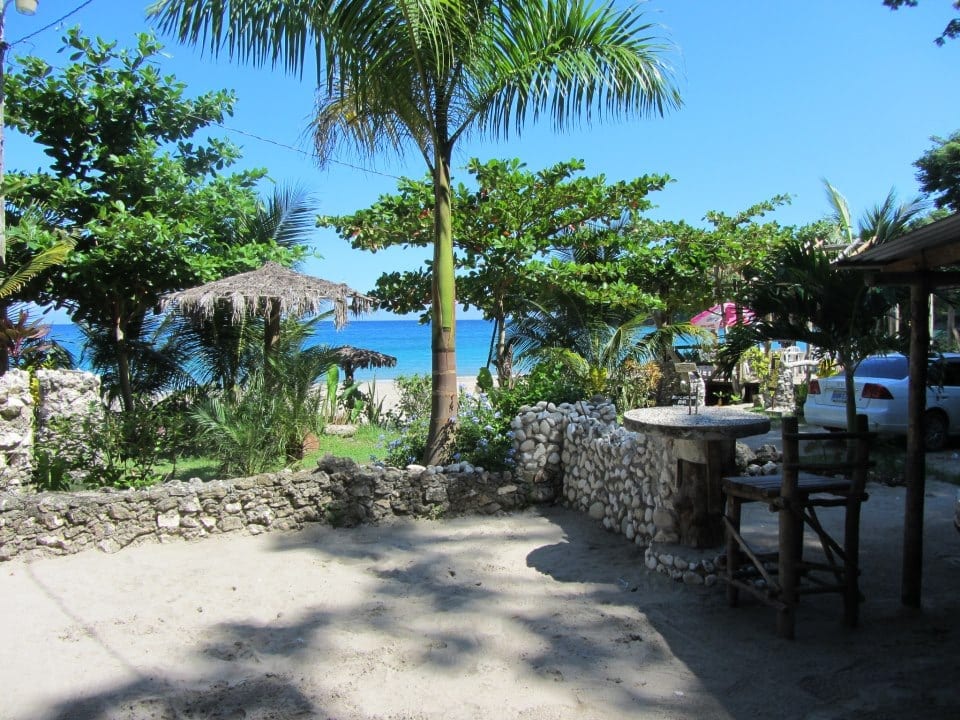 Sugar pot beach bar Ocho Rios Jamaica