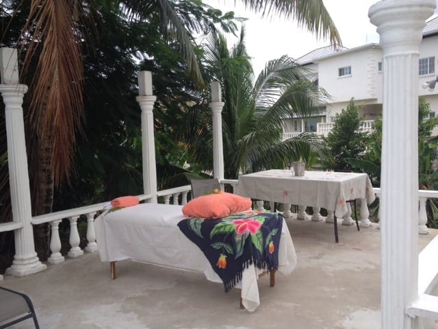 Jamaica villa on site massage